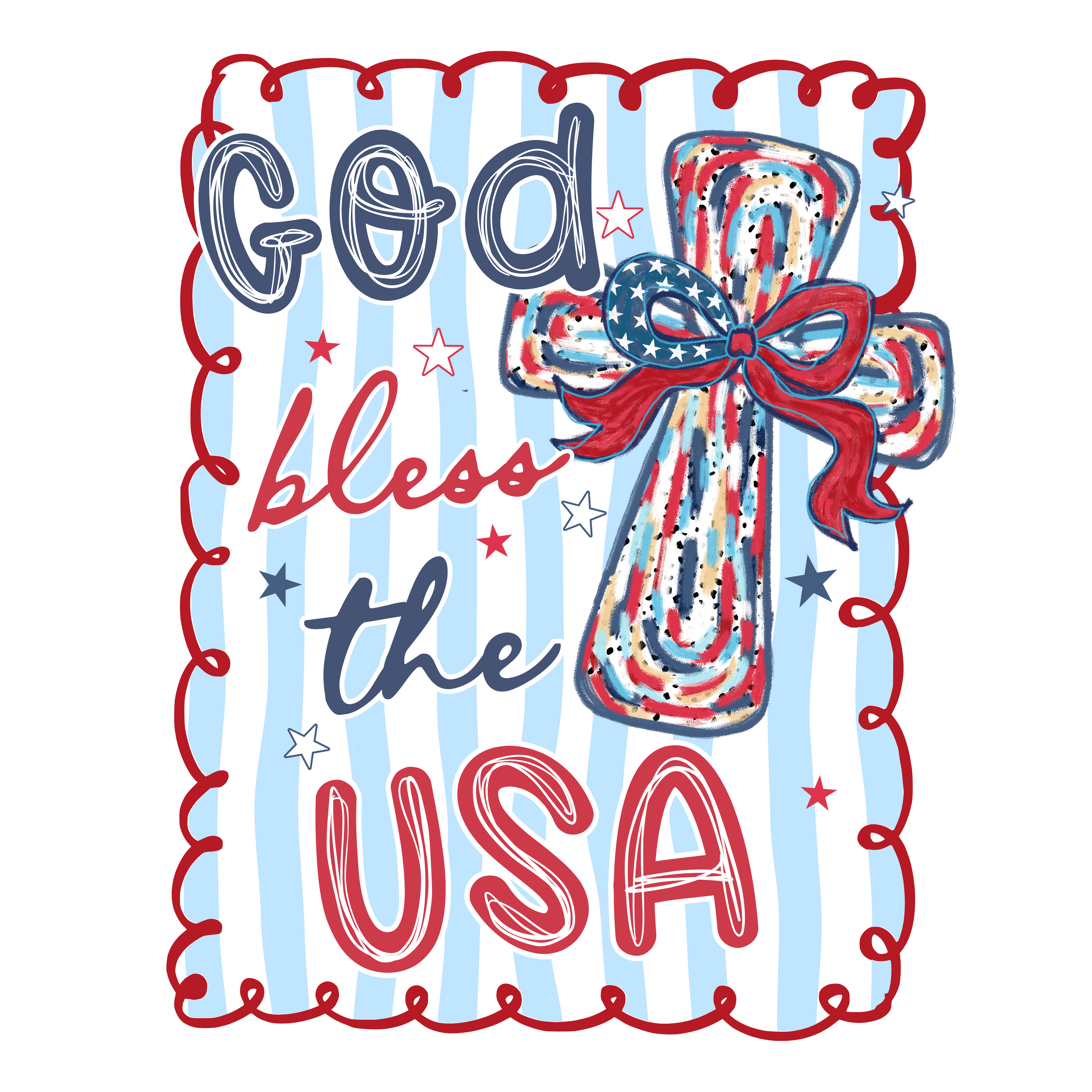 Patriotic Short Sleeve T-Shirt (J)
