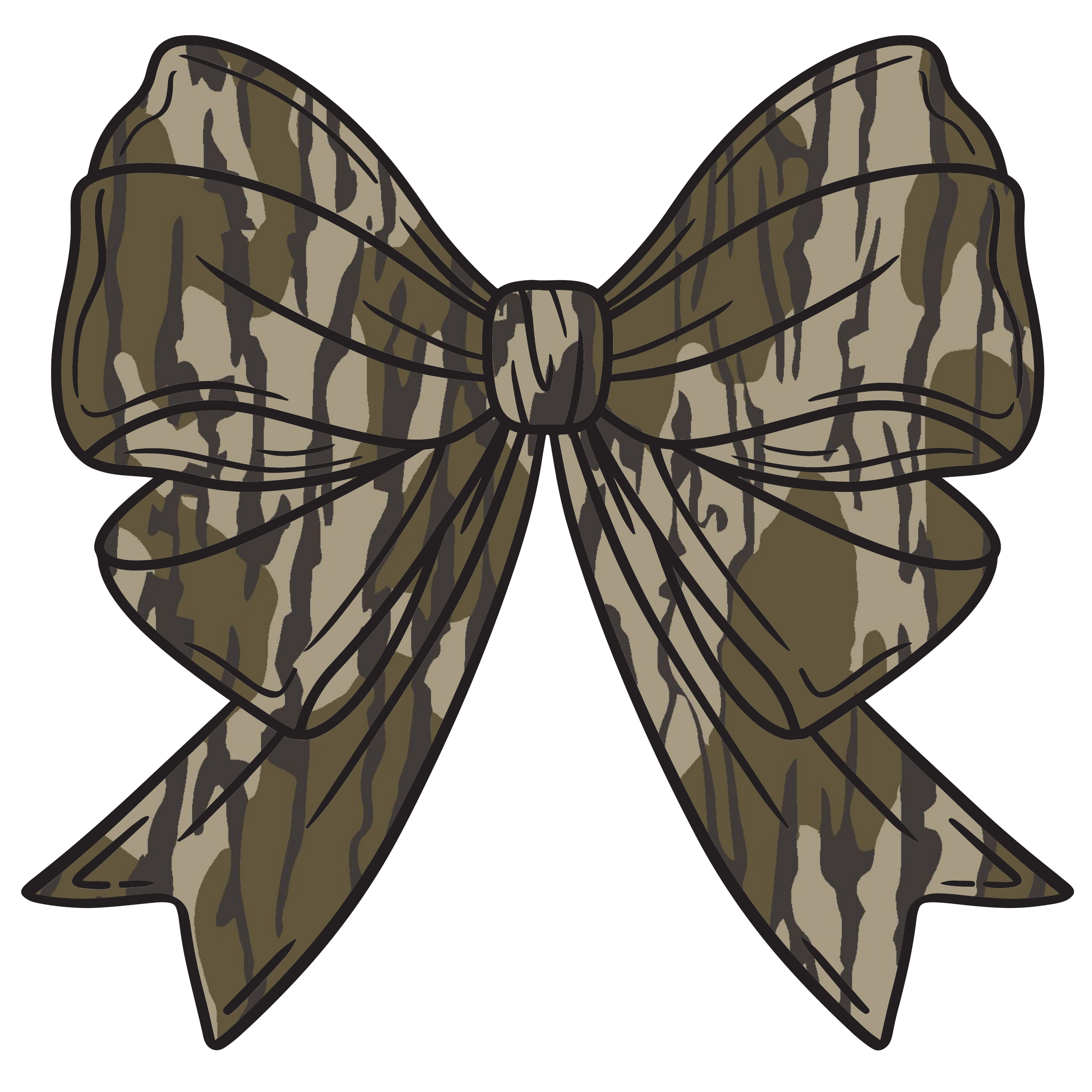 Camo Bow Short Sleeve T-Shirt (A)