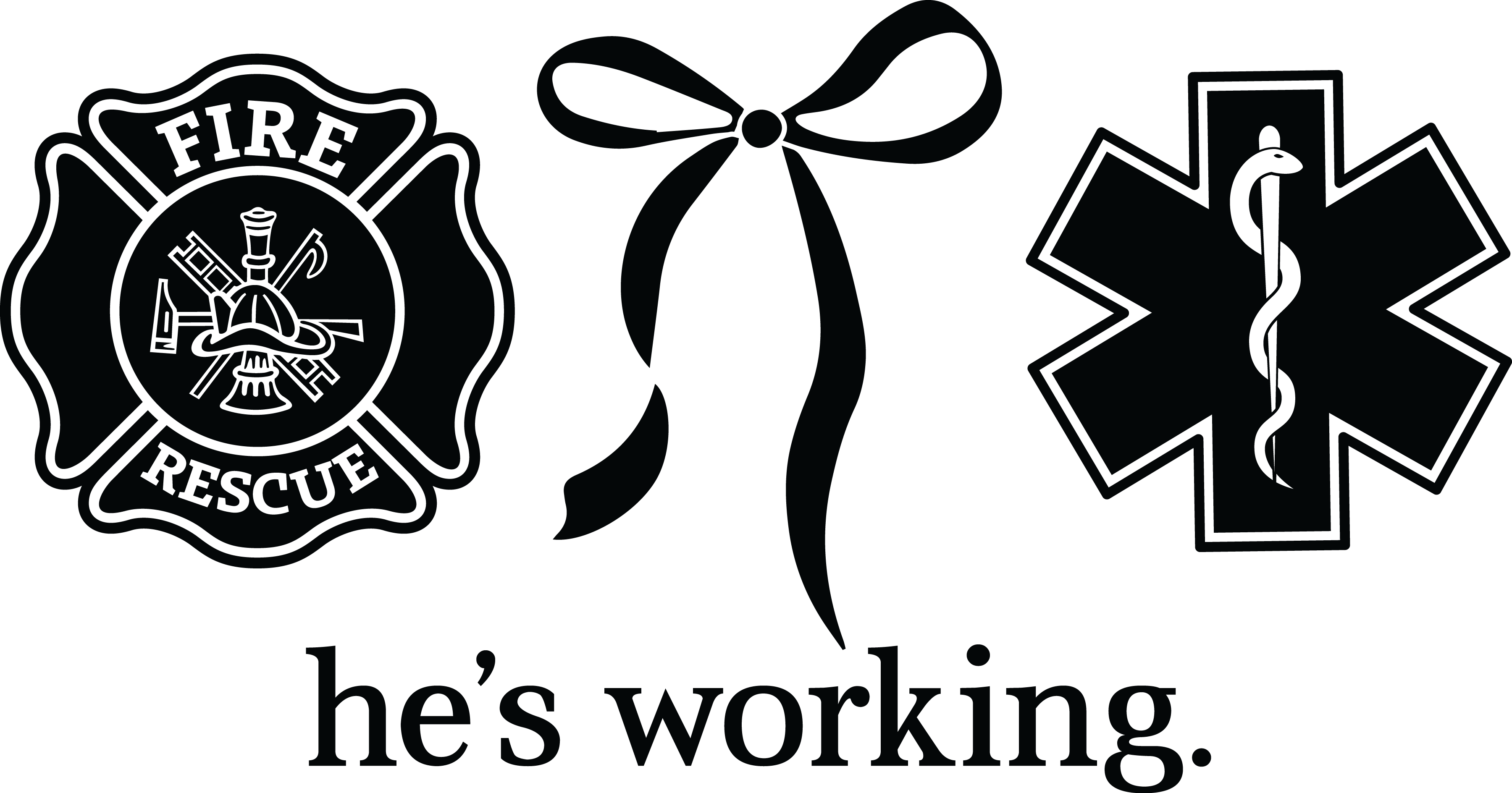 He's Working -  Short Sleeve T-Shirt (A)
