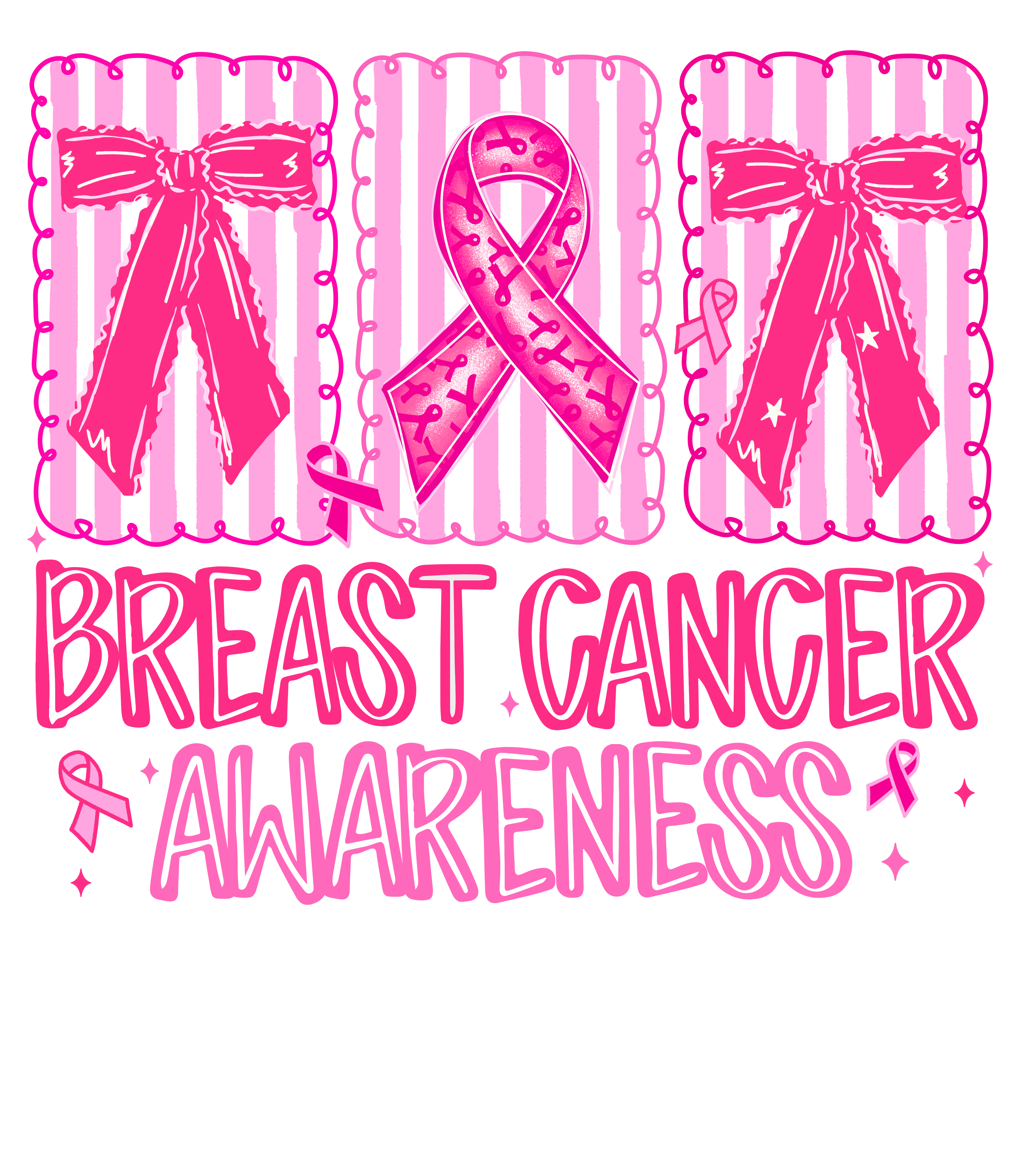 Breast Cancer Awareness Short Sleeve T-Shirt (A)