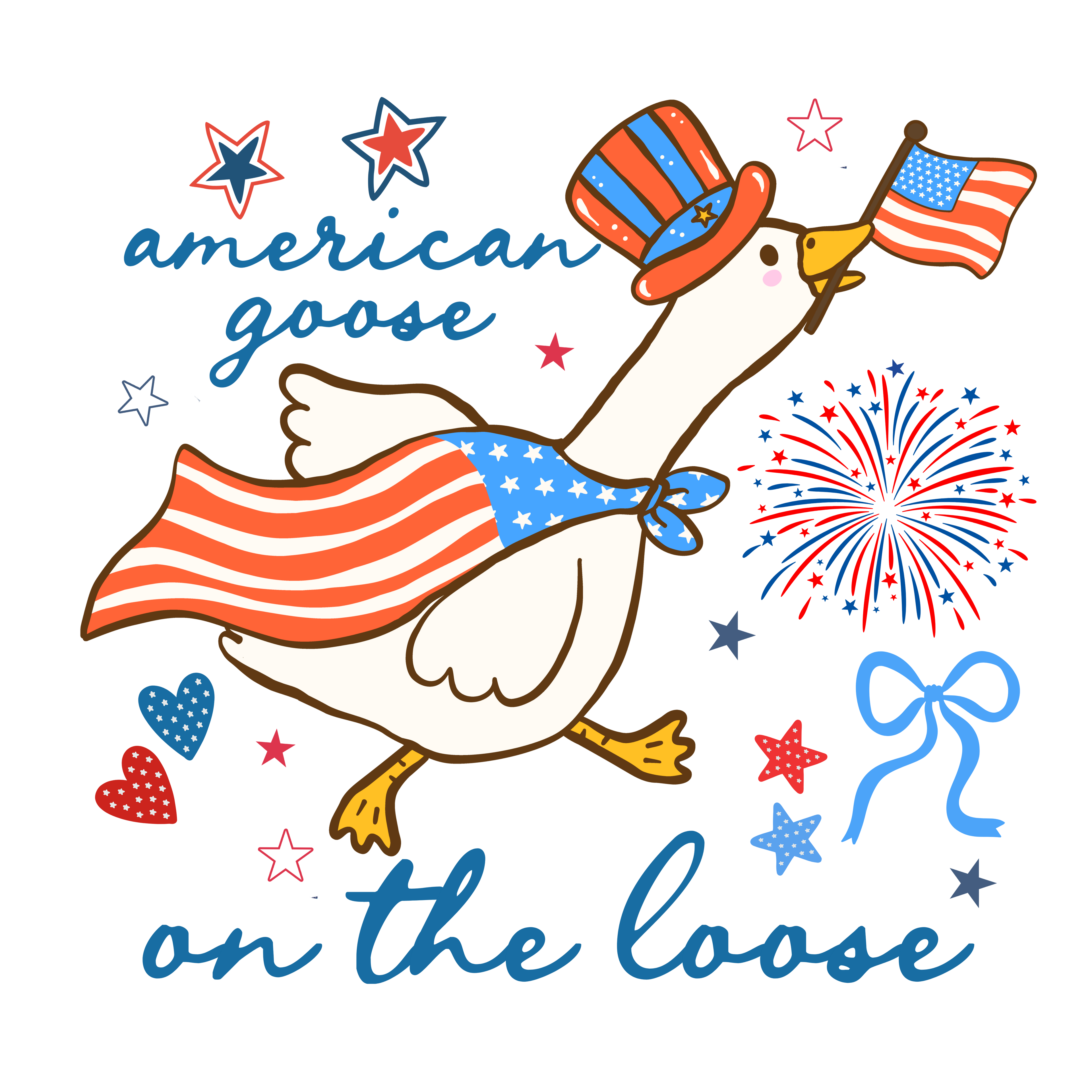 Patriotic Short Sleeve T-Shirt (C)