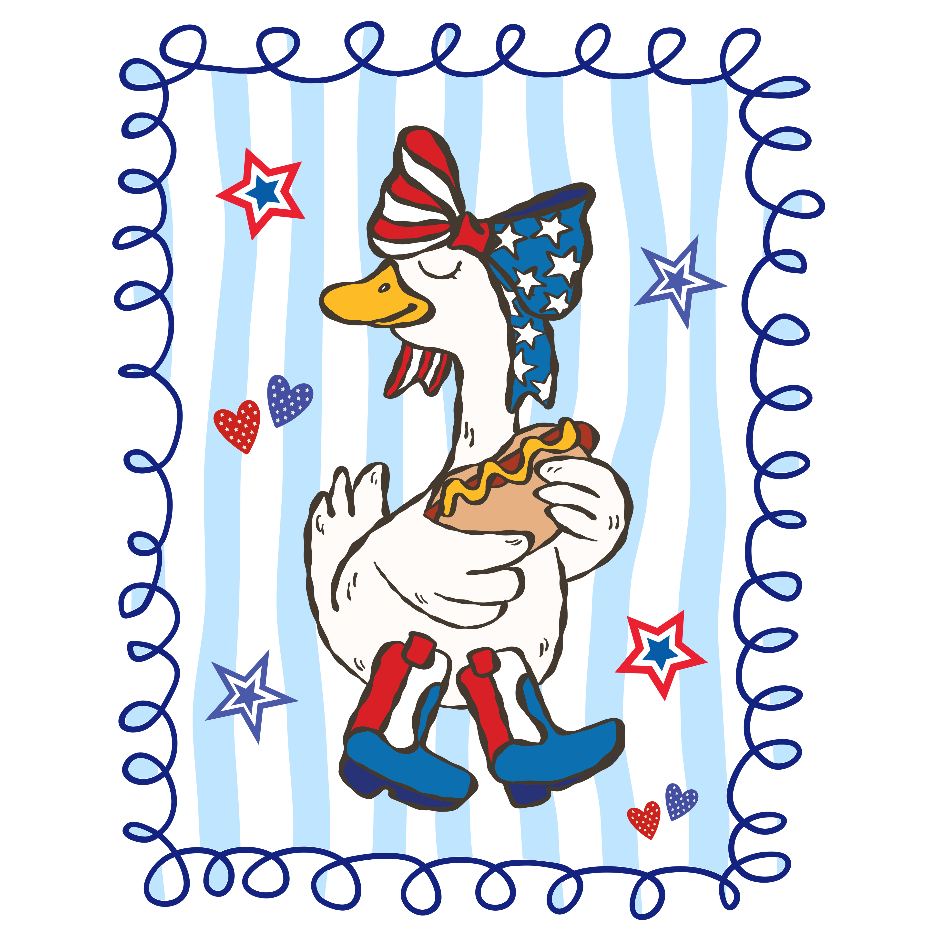 Patriotic Short Sleeve T-Shirt (F)